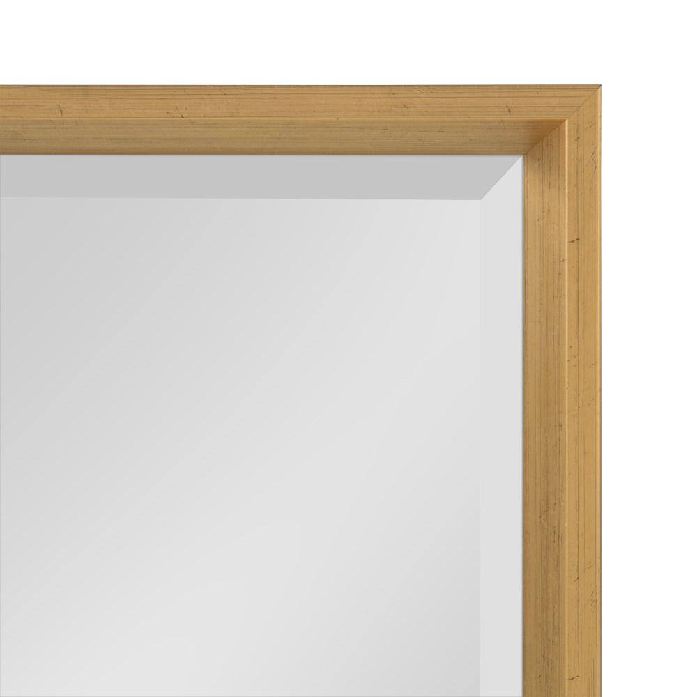 Gold Rectangular Full Length Wall Mirror