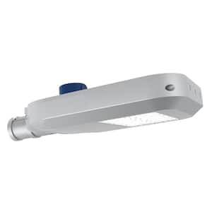 S-Series 100-Watt Silver Integrated LED Outdoor Street Area Light 5000K with Photocell