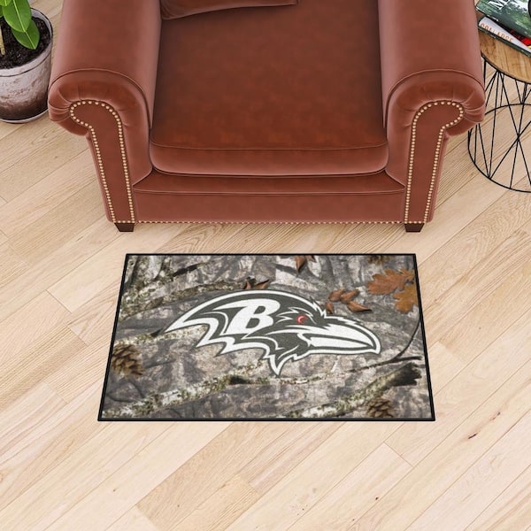 BALTIMORE RAVENS DISTRESSED RUG