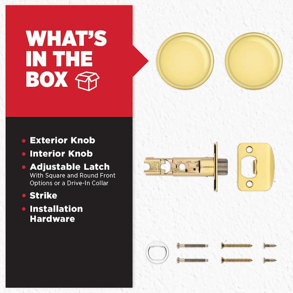 Weiser Cambie Bouton de porte extérieure et bouton de porte d'entrée