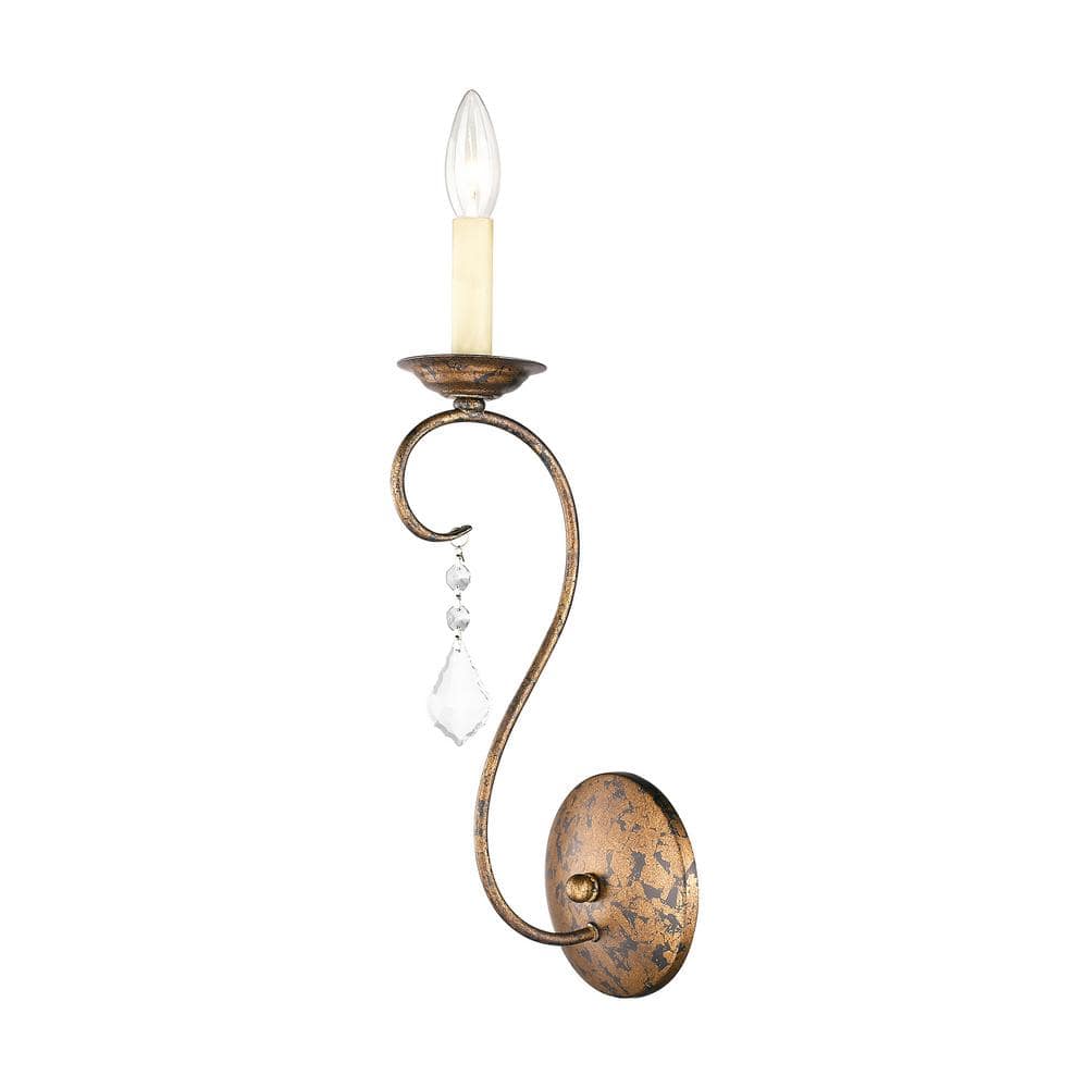 Venetian Golden Bronze Dimmable Brass Sconce