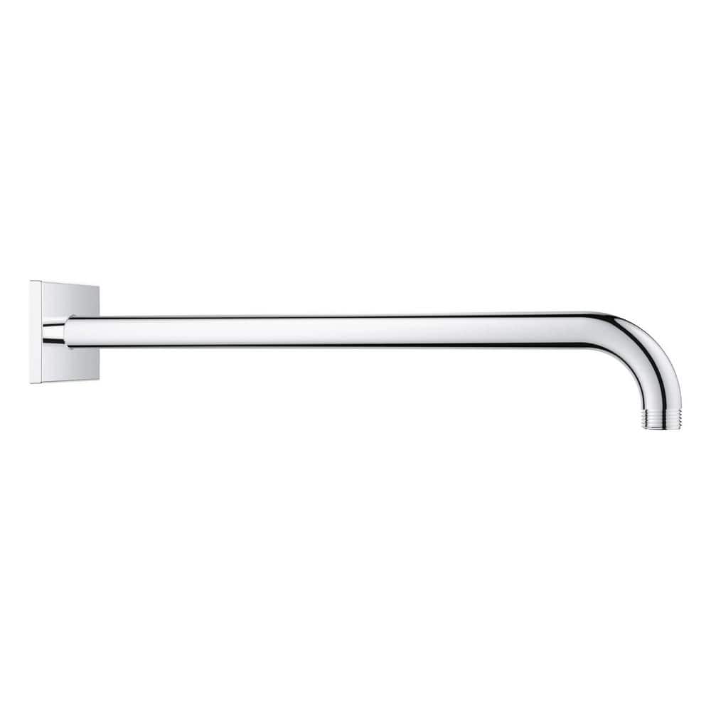 GROHE Rainshower 16 in. Shower Arm, Starlight Chrome 26632000 The