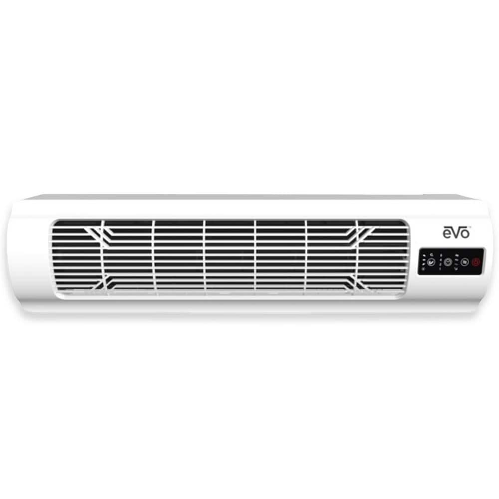 Evo 25 in 4 Fan Speeds Window Fan in White with Adjustable Side Panels ...