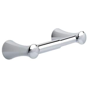 Somerset Wall Mount Spring Loaded Toilet Paper Holder Bath Hardware Accessory in Polished Chrome