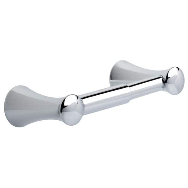 Franklin Brass Somerset Wall Mount Spring Loaded Toilet Paper Holder Bath Hardware Accessory in Polished Chrome