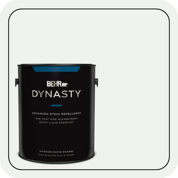 BEHR DYNASTY 1 gal. #ECC-65-2 Mineral Spring Satin Enamel Interior Stain-Blocking Paint and Primer