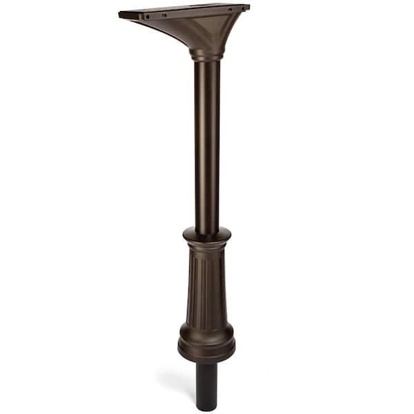 Architectural Mailboxes Elevado Decorative In-Ground Post in Rubbed Bronze