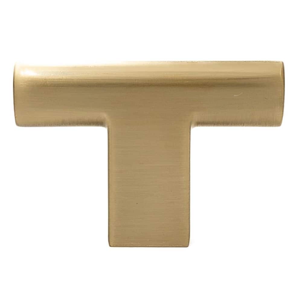25-Pack Vail 2 in. (51 mm) Modern Satin Brass T-Shaped Cabinet Knob price history on PriceWatchPro