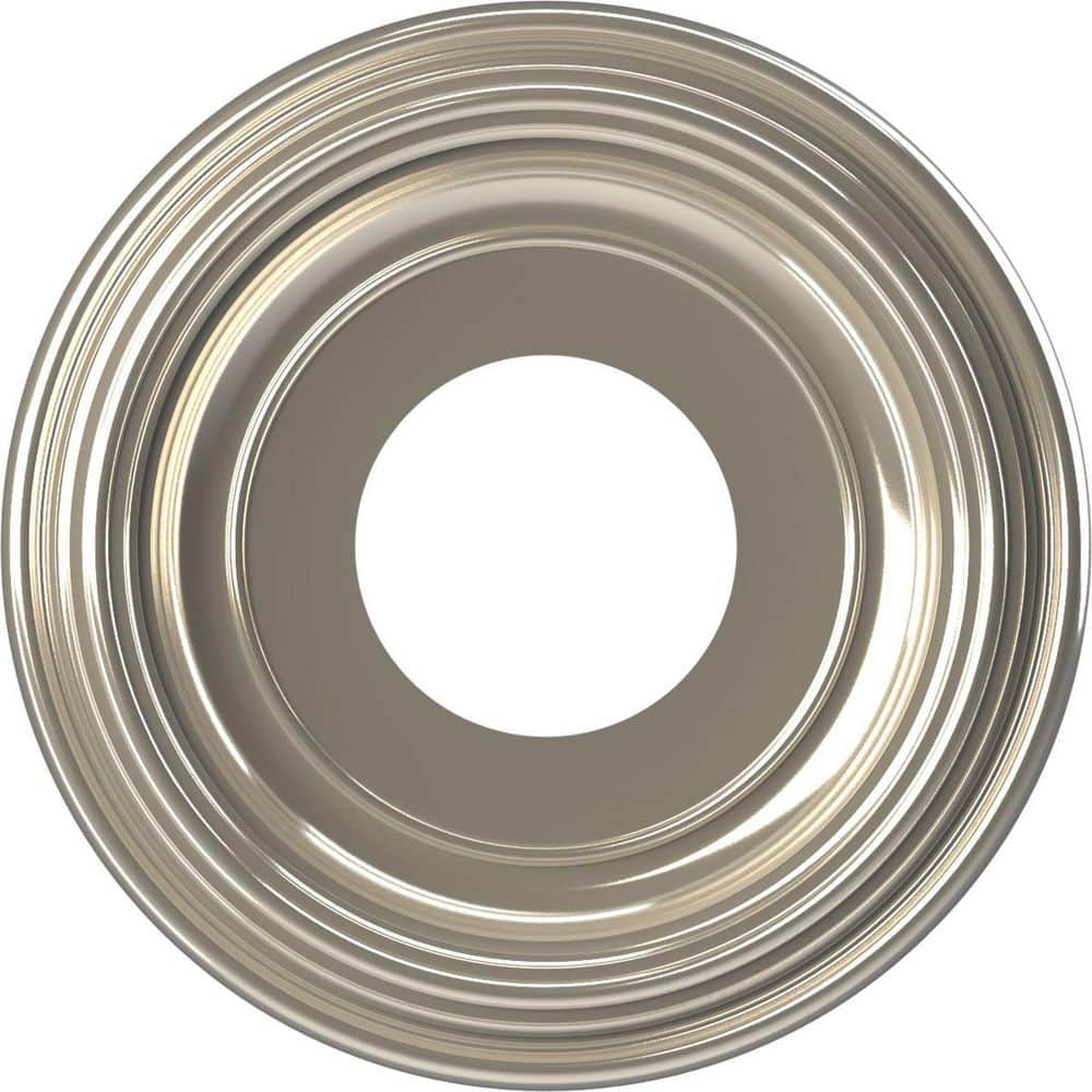 10" OD X 3.5" ID X 1.125" P Traditional Thermoformed PVC Ceiling Medallion – Fits Canopies Up To 5.5", Lightweight, Paintable, DIY-Friendly