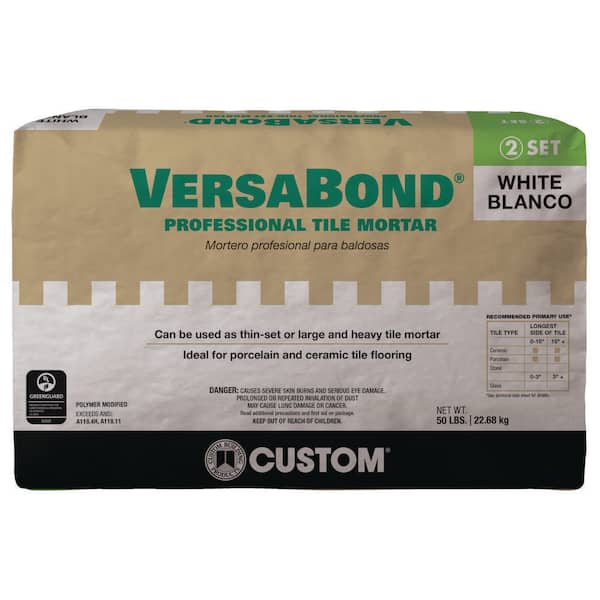 VersaBond 50 lb. White Professional Polymer-Modified Thinset Mortar