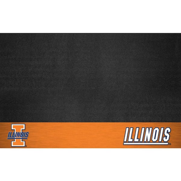 FANMATS University of Illinois 26 in. x 42 in. Grill Mat