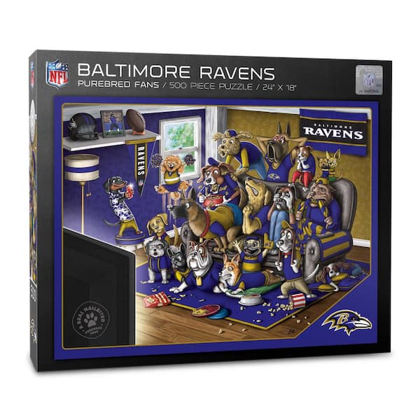NFL Baltimore Ravens 500pc Purebred Puzzle