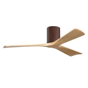 Irene-3H 52 in. 6 fan speeds Ceiling Fan in Brown with Remote and Wall control included