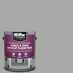 1 gal. #PFC-68 Silver Gray Textured Low-Lustre Enamel Interior/Exterior Anti-Slip Porch and Patio Floor Paint