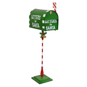 34 in. Metal Letters for Santa Holiday Mailbox