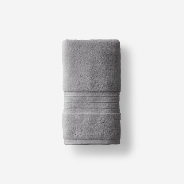 The Company Store Legends Hotel Mirage Aegean Slate Gray Cotton Hand Towel