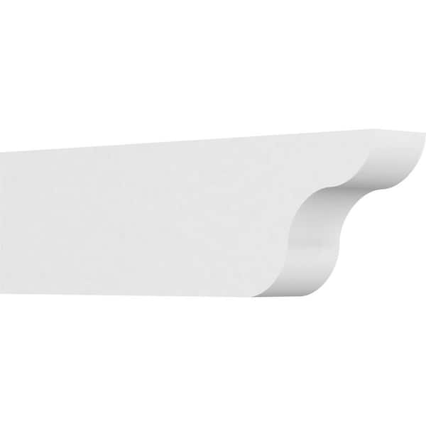 Ekena Millwork 3 in. x 6 in. x 20 in. Carmel PVC Rafter Tail Brace