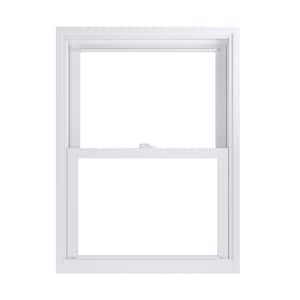 27.75 in. x 37.25 in. 70 Pro Series Low-E Argon Glass Double Hung White Vinyl Replacement Window, Screen Incl