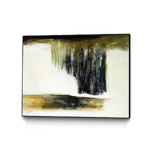 "Refuge Tranquille" by Kathleen Cloutier Framed Abstract Wall Art Print 14 in. x 11 in.