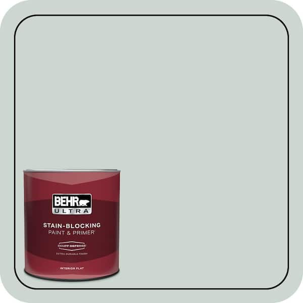 BEHR ULTRA 1 qt. #MQ3-21 Breezeway Extra Durable Flat Interior Paint & Primer