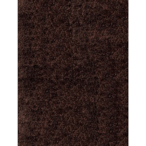 Momeni Luster Shag Brown 3 ft. x 5 ft. Indoor Area Rug