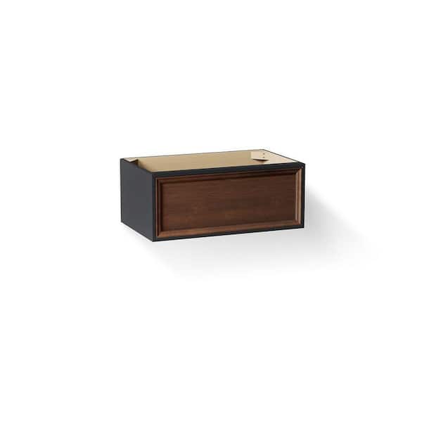 Lodern 37 in. Single Sink Bathroom Vanity Cabinet without Top in Slate Grey