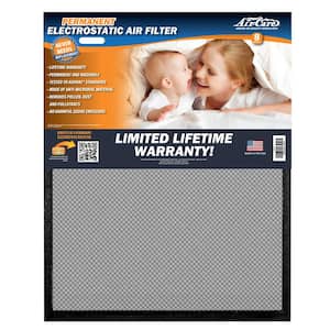 12 in. x 25 in. x 1 in. Flexible Permanent Washable Air Filter MERV 8