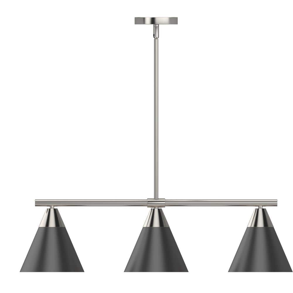 Volume Lighting Brushed Nickel Modern/Contemporary Dome Pendant Light