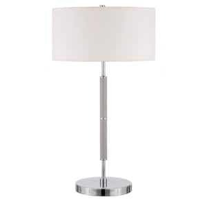 Meyer&Cross Simone 25 in. Blue and Brass 2-Bulb Table Lamp TL0534 - The ...