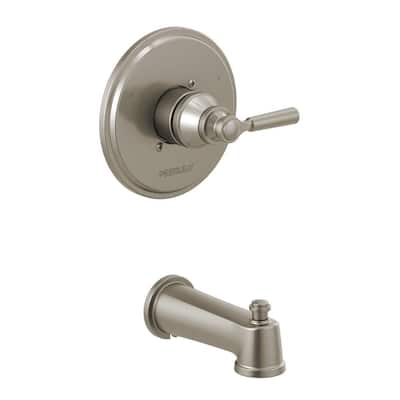 Westchester 1-Handle Wall Mount Tub Filler Trim Kit in Brushed Nickel (Valve Not Included)