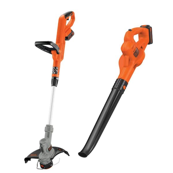 BLACK+DECKER 20V MAX Lithium-Ion Cordless String Trimmer and Sweeper Combo Kit (2-Tool) with 2.5Ah Battery and Charger Included