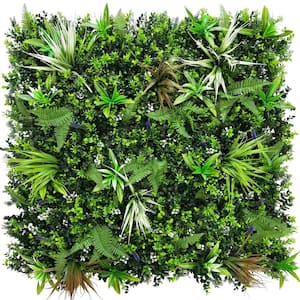 3 ft. x 3 ft. Green Polypropylene Grass Backdrop Wall, Privacy Screen, (3rolls)Artificial Boxwood Topiary Hedges Panels
