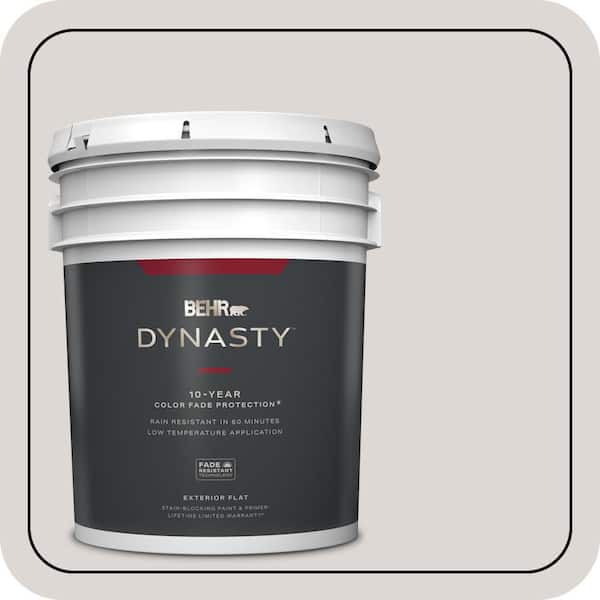 BEHR DYNASTY 5 gal. #790A-2 Ancient Stone Flat Exterior Stain-Blocking Paint & Primer