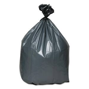 33 Gal. Gray Trash Bags, 1.35 mil, 33 in. x 40 in., 10 Rolls of 10 Bags, 100/Carton