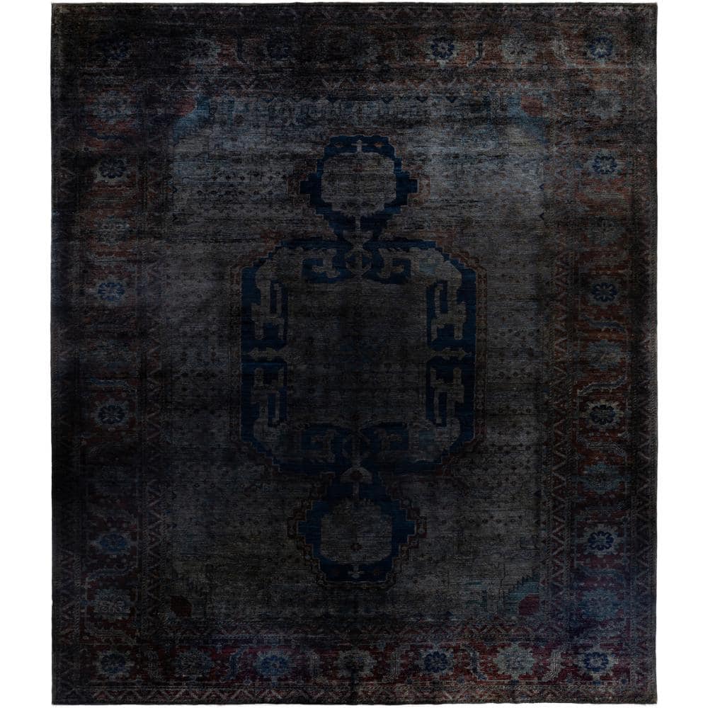 Fine Vibrance Gray 12 X 18 Hand-Knotted Wool Indoor Area Rug price history on PriceWatchPro