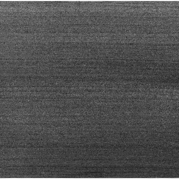 8 ft. x 50 ft. Mesh Privacy Fence Screen with Perimeter Stitched Edges and Grommets, Black