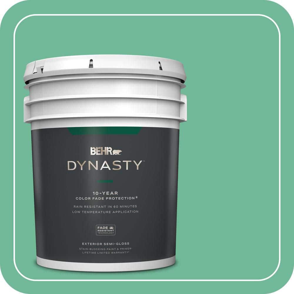 5 gal. #MQ6-41 Farmers Market Semi-Gloss Enamel Exterior Stain-Blocking Paint & Primer price history on PriceWatchPro