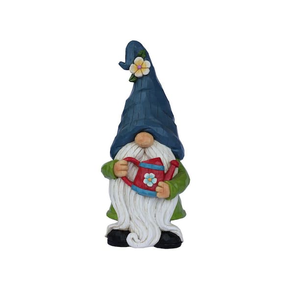 HI-LINE GIFT LTD 14 in. Garden Gnome Chopping Wood 75616-10