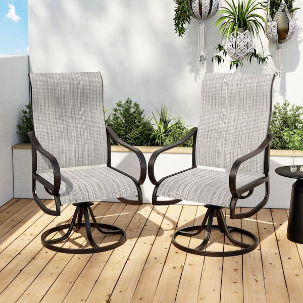 Poteban Light Grey Outdoor Dining Armchair (Set of 2)