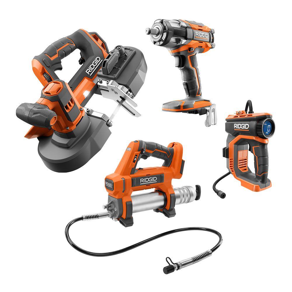 RIDGID 18V Cordless 3-Tool Combo Kit 