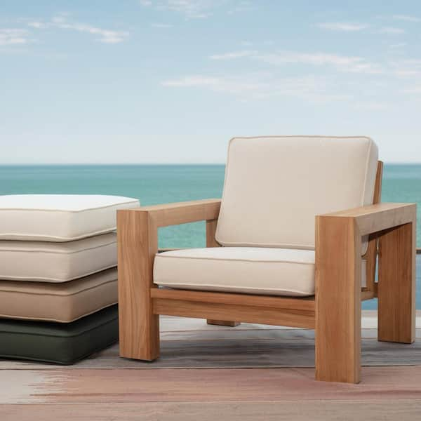 cream lounge chair cushions