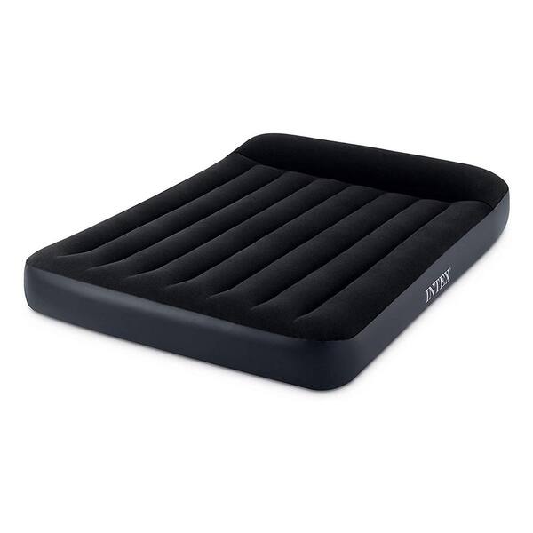 Materasso Gonfiabile Queen Dura-Beam Intex - Con Pompa Integrata A 2 Velocità, Singolo Strato Alto