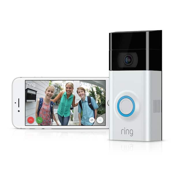 Ring 1080P HD Wi-Fi Wired and Wireless Video Doorbell 2