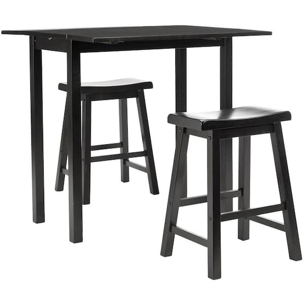 SAFAVIEH Graham 3-Piece Espresso Bar Table Set