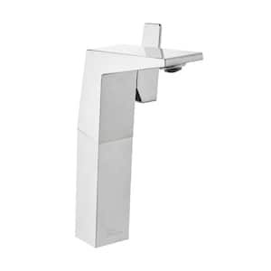 Carre Single-Handle High-Arc Single-Hole Bathroom Faucet in Polished Chrome