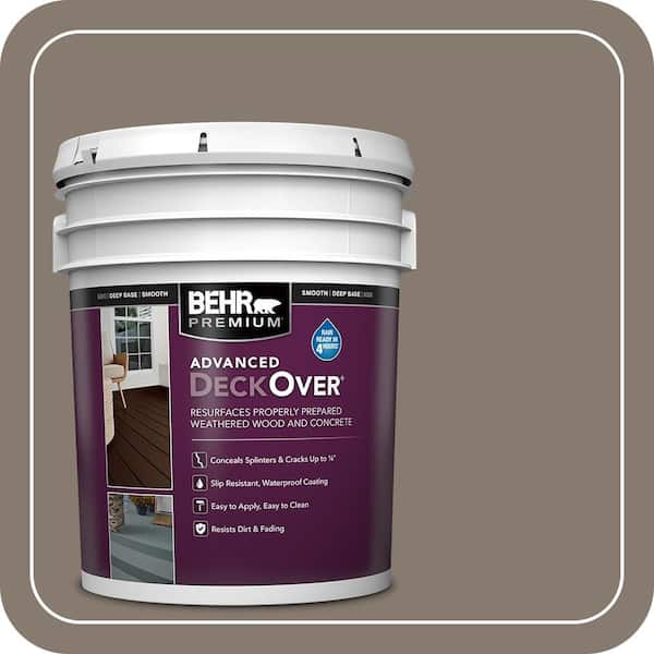 5 gal. #SC-259 Aged Grey Smooth Solid Color Exterior Wood and Concrete Coating