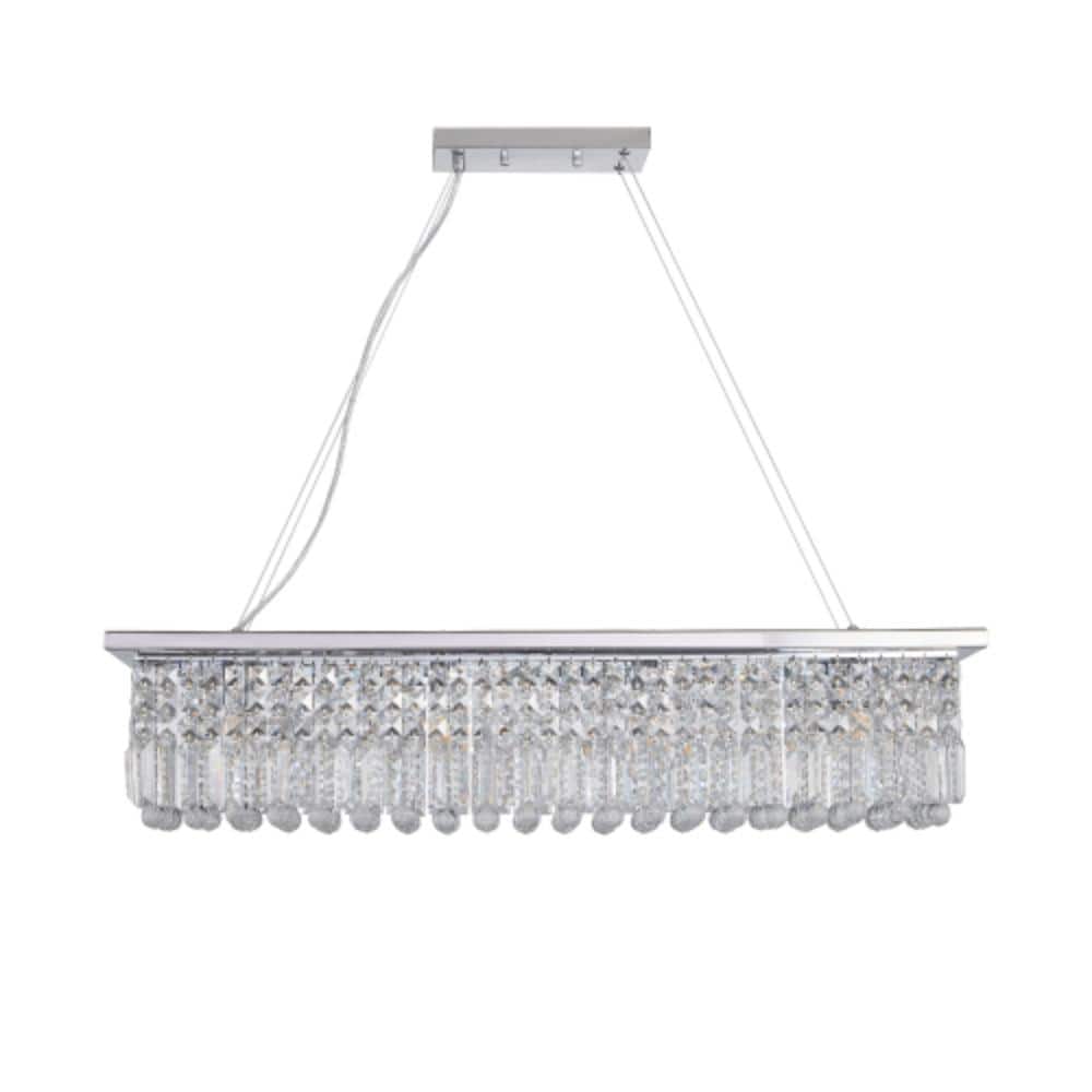 16-inch Luxury Crystal LED Chandelier - Modern Chandelier for Living Room, Dining Room and Bedroom price history on PriceWatchPro