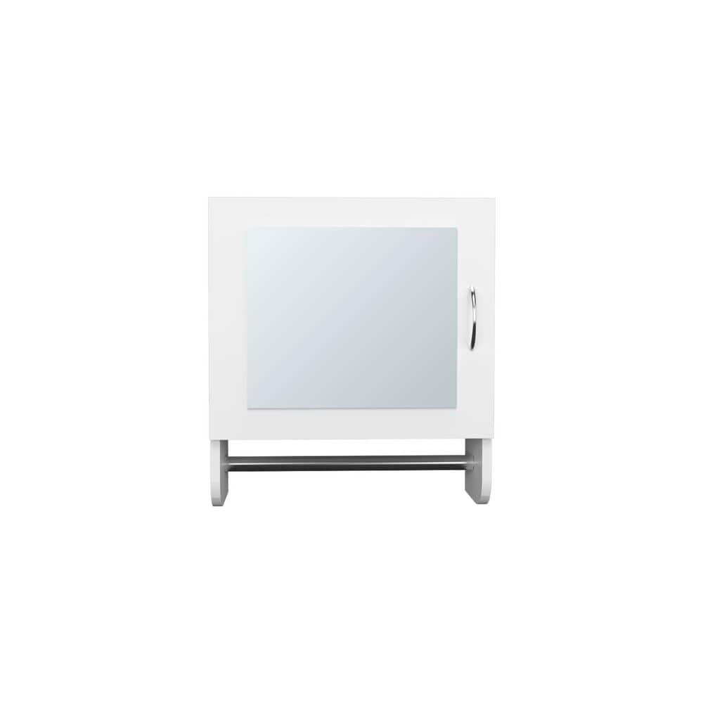 17.7 in. W x 19.7 in. H Rectangular Metal Surface Mount Medicine Cabinet with Mirror in White price history on PriceWatchPro
