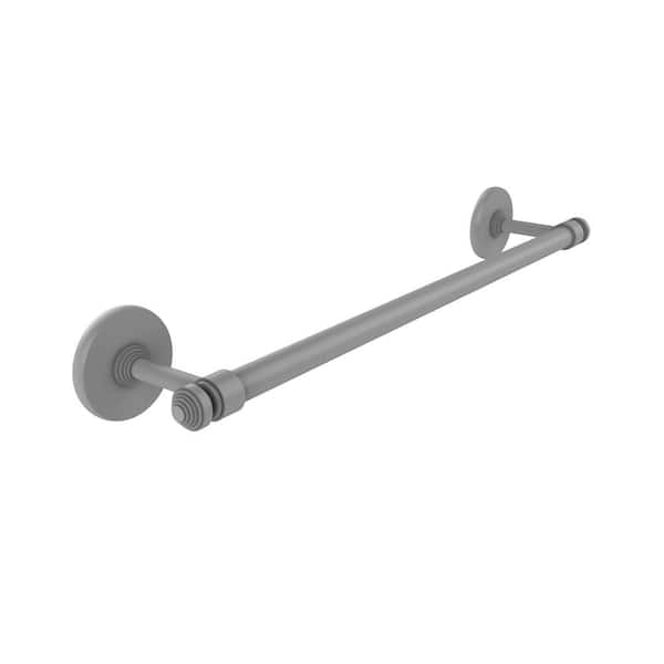 Allied Brass Southbeach Collection 18 in. Wall Mounted Single Towel Bar in Matte Gray