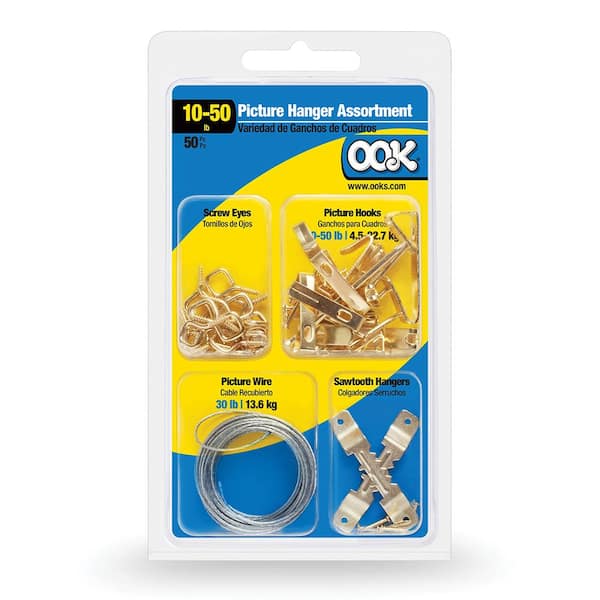 OOK 50 -Pieces Conventional All-In-1 Picture Hanging Kit